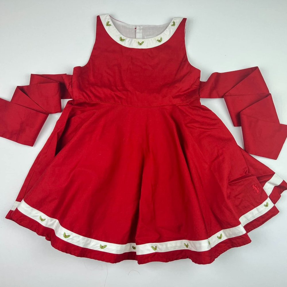 Well Dressed Wolf Red Holly Berry Dress NWT